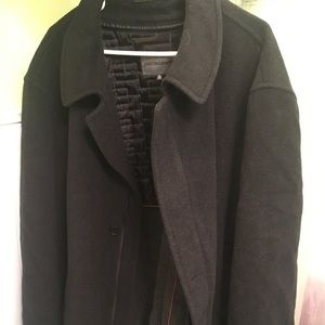 Johnson & Murphy Men’s 2XL Wool Pea Coat